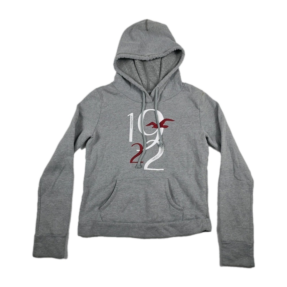 Hollister Y2K Women's Size Small Gray Pullover Hoodie‎ Sweatshirt
